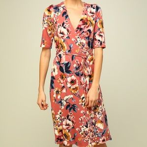Misia Zulily Floral Wrap Dress